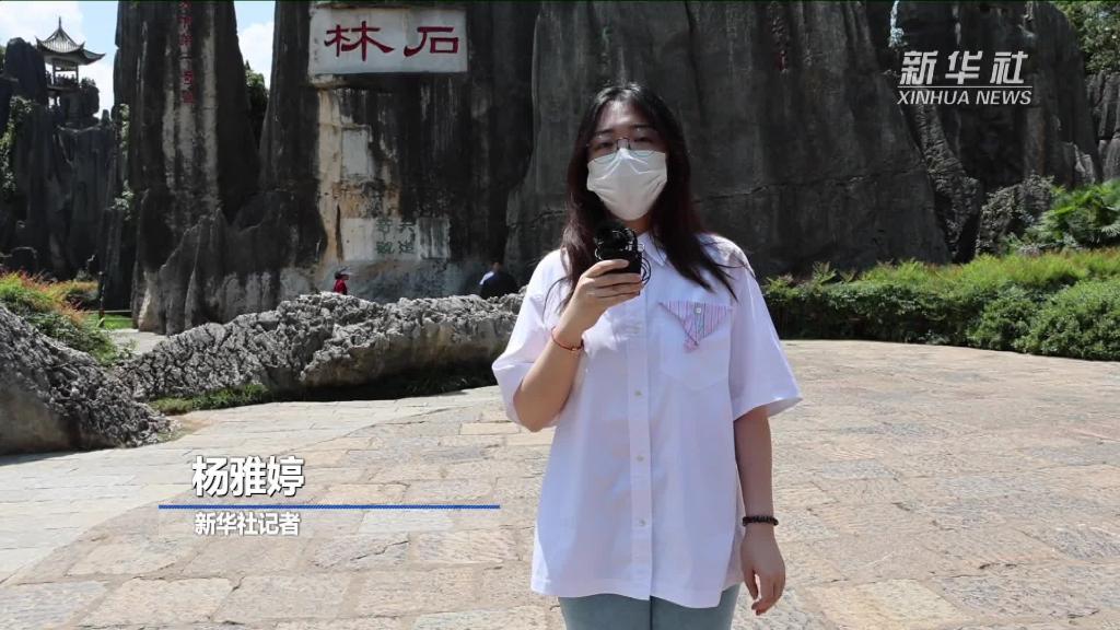 走进世界自然遗产地云南石林-新华网