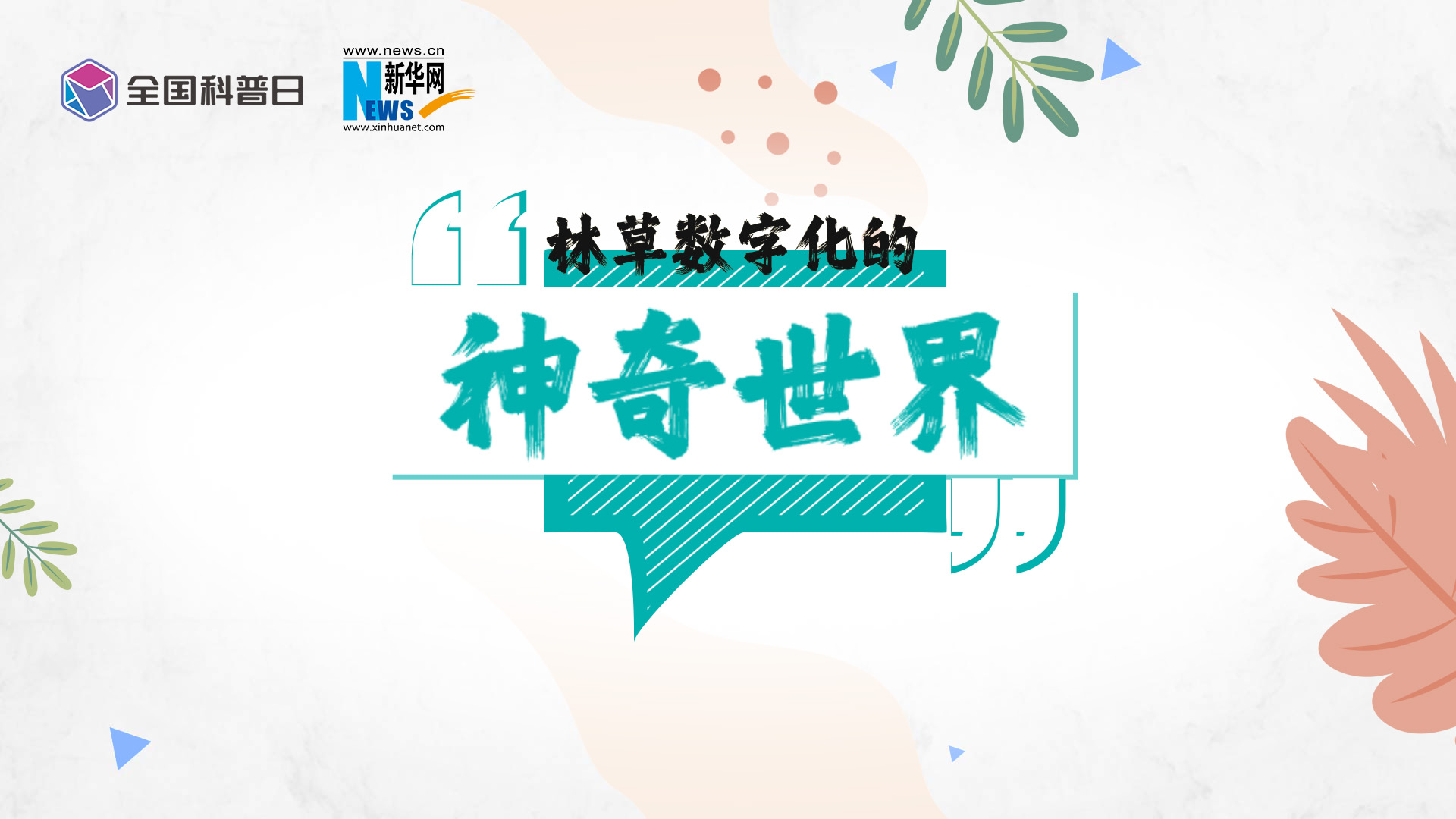 科普的力量丨林草数字化的“神奇世界”-新华网