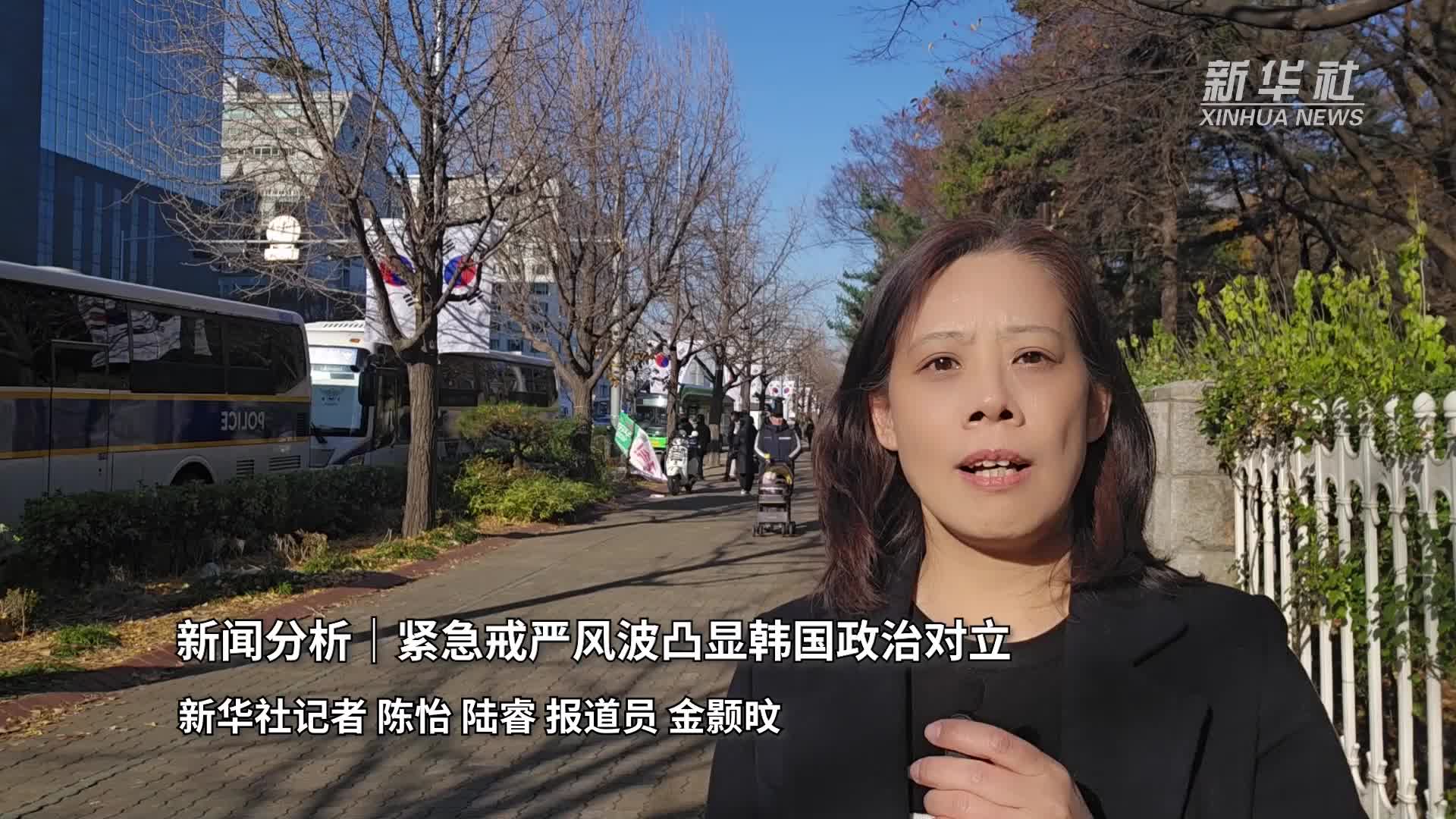 新闻分析丨紧急戒严风波凸显韩国政治对立-新华网
