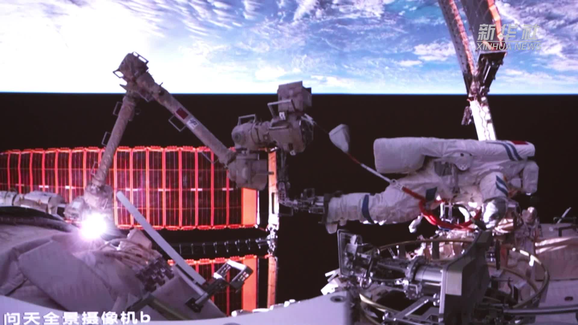 神舟十七号航天员乘组圆满完成第二次出舱活动 我国航天员首次完成舱