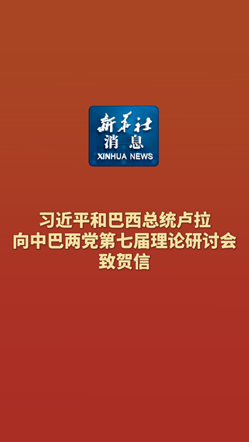 新华社消息丨习近平和巴西总统卢拉向中巴两党第七届理论研讨会致贺信-新华网        