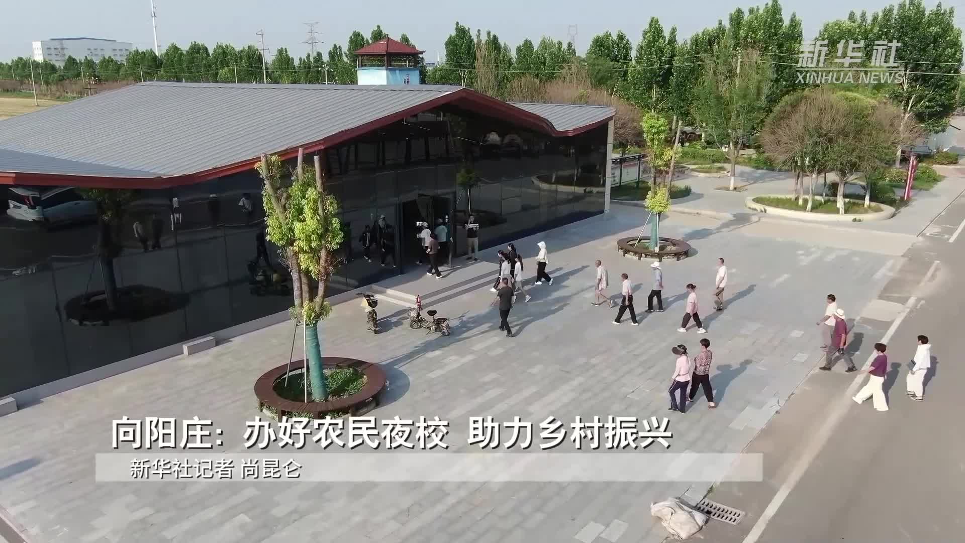 党旗在基层一线高高飘扬|向阳庄:办好农民夜校 助力乡村振兴-新华网