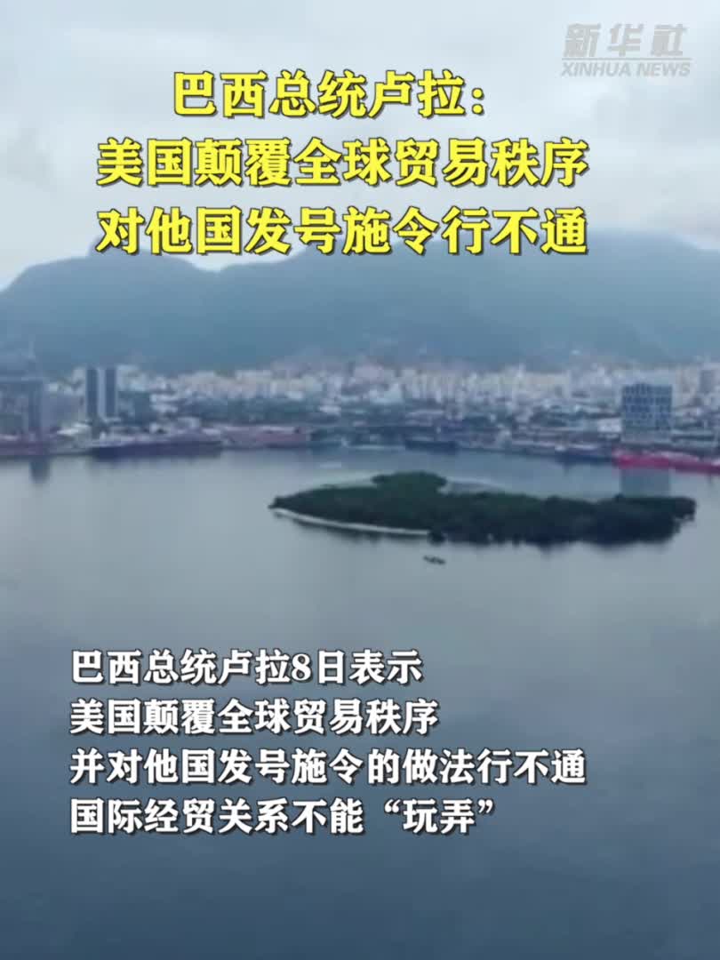 巴西总统卢拉：美国颠覆全球贸易秩序、对他国发号施令行不通-新华网