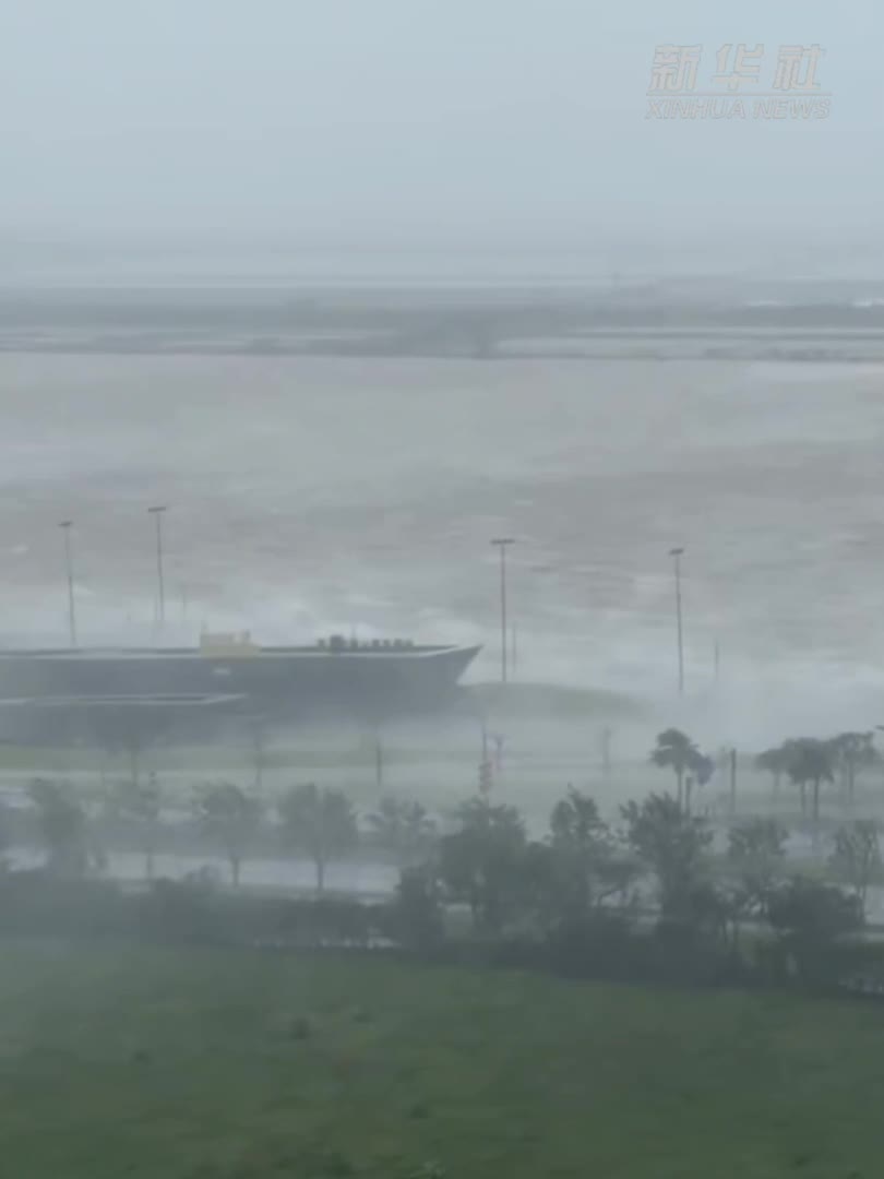 直击“桦加沙” 广东珠海进入12级风圈-新华网